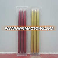 Hot Selling 10" Glitter Taper Candle Wholesale