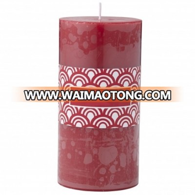 Latest Wholesale Customized scented pillar candles soy with logo