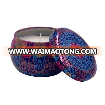 Amazon Hot sale decorate candle tins wholesale (TIN7050-1919)