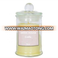 private label scented custom candle Glass Candle Jars with Lids