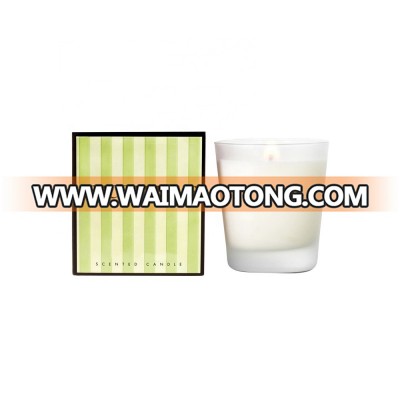 Strong Smell Soy Wax Glass Jar Candle Gift Box Packing