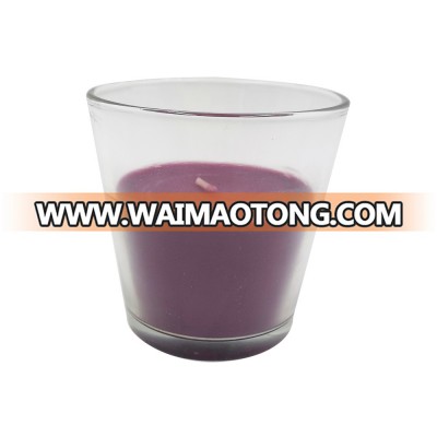 Highly scent candle clean glass jar soy candles with best candle fragrance oils